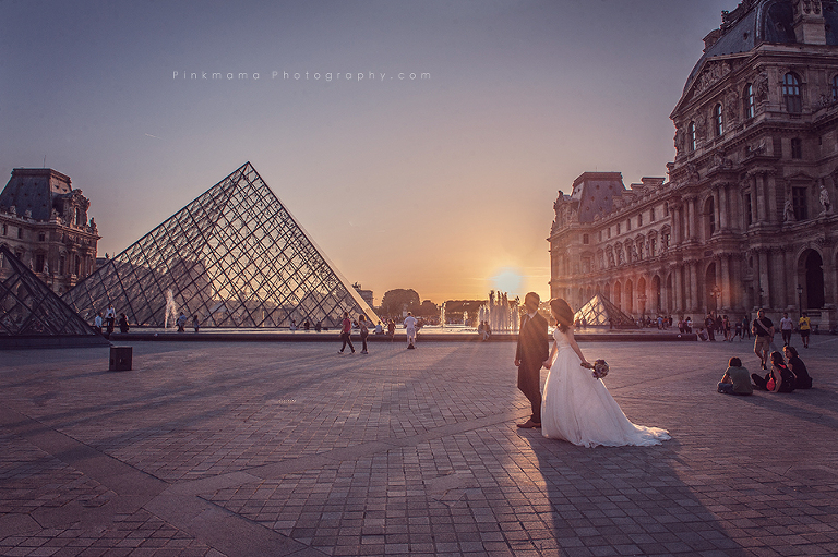 羅浮宮,巴黎婚紗,鐵塔,海外婚紗,法國婚紗,Louvre