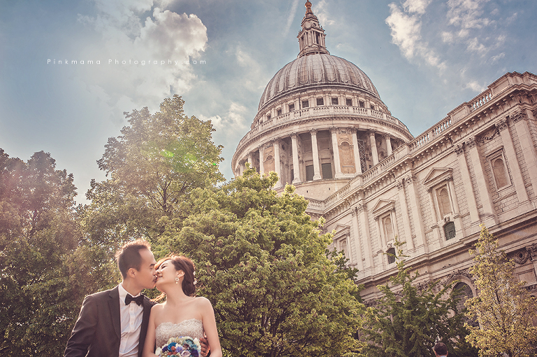 聖彼得教堂,倫敦婚紗,海外婚紗,St Paul Cathedral,London prewedding