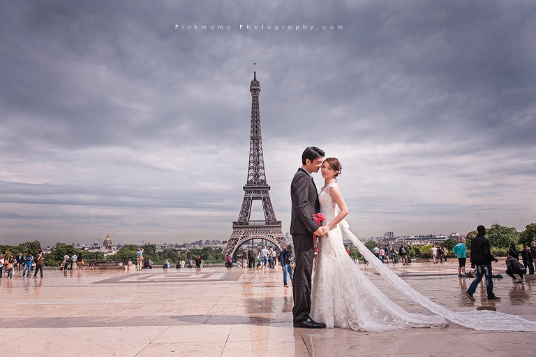 巴黎婚紗,海外婚紗,海外婚禮,巴黎鐵塔,Paris Pre-wedding, pinkmama, wedding photographer