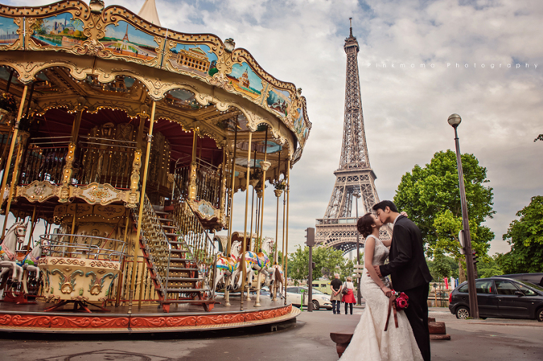 巴黎婚紗,海外婚紗,海外婚禮,巴黎鐵塔,Paris Pre-wedding, pinkmama, wedding photographer,Diosa