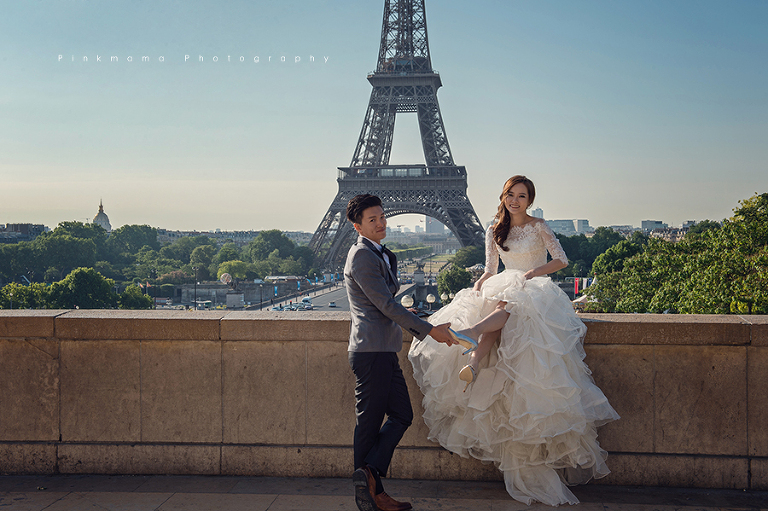 巴黎婚紗,海外婚紗,法國婚紗,推薦,巴黎鐵塔,Paris Pre-wedding,wedding photographer,婚紗攝影師,價格,Vivi Peng,羅浮宮,